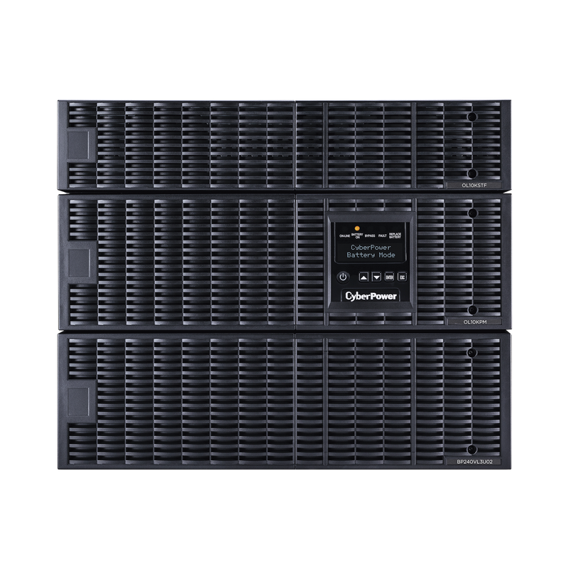 UPS de 10000 VA/10000 W, Online Doble Conversión, 200 - 240 Vac de Entrada, 120 - 240 Vac de Salida, Entrada Hardwired, Onda Senoidal Pura, Torre o Rack de 8 UR, Con 6 Tomas NEMA 5-20R, 3 NEMA L6-30R y Terminal Hardwire