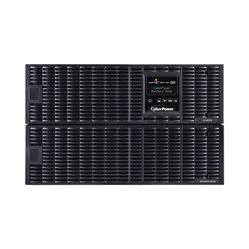 UPS de 8000 VA/ 8000 W, Online Doble Conversión, 200 - 240 Vac de Salida, Terminal Hardwired, Onda Senoidal Pura, Torre o Rack de 6 UR, Con 3 Tomas NEMA L6-30R