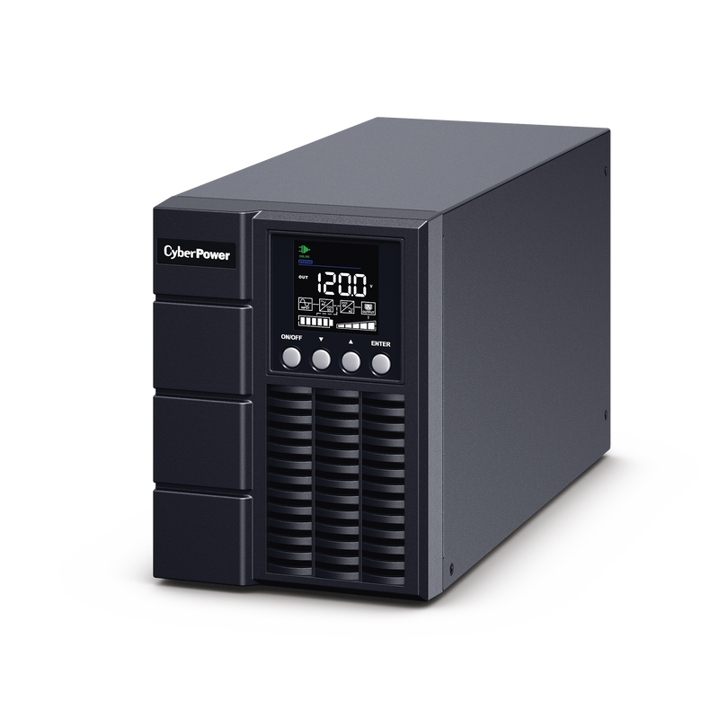 OLS1000A UPS de 1000 VA/900 W, Online Doble Conversión, Entrada 120 Vca NEMA 5-15P, Onda Senoidal Pura, Tipo Torre, Con 4 Tomas NEMA 5-15R