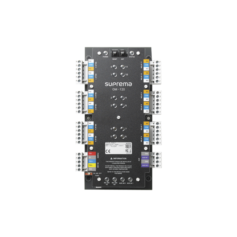 OM120 Módulo de Control / 12 Relevadores de Salida con Función para Control de Elevadores