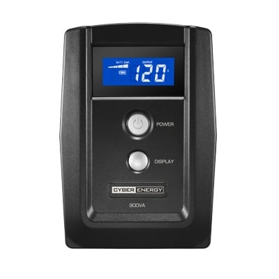 OM900ATLCD UPS de 900 VA/420 W, Topología Línea Interactiva, Entrada 120 Vca NEMA 5-15P, y 6 Salidas NEMA 5-15R, Con Regulador de Voltaje (AVR)