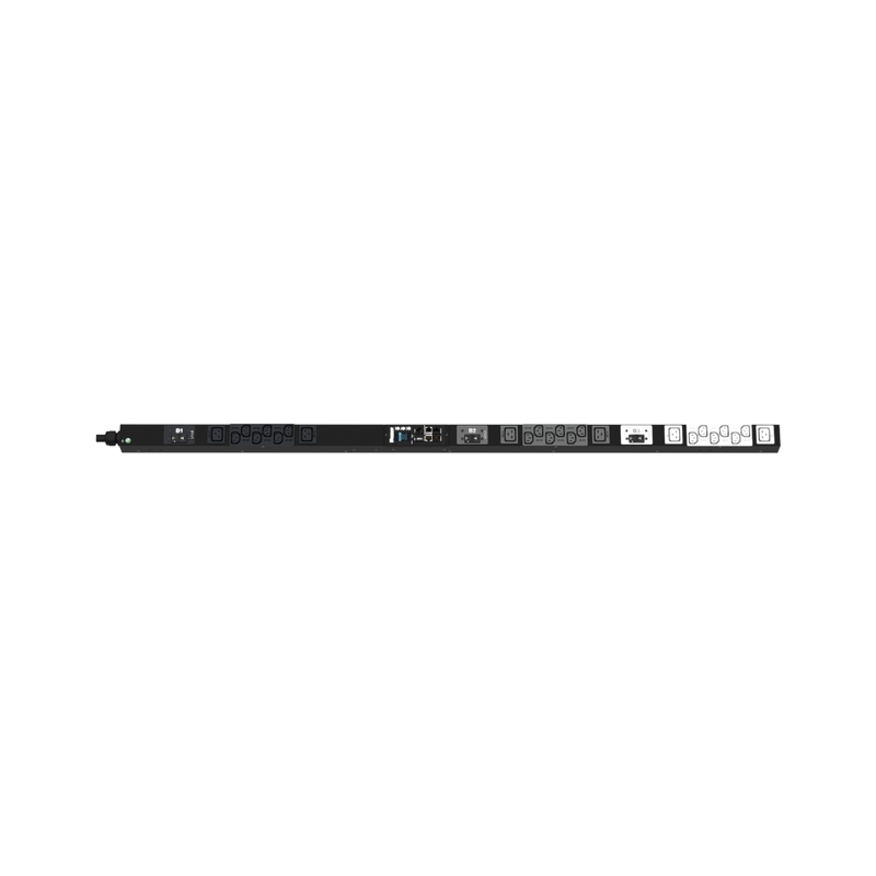 P24D01G PDU Monitoreable (MI) para Distribución de Energía, Enchufe de Entrada NEMA L21-30P, Con 18 Salidas C13 y 6 C19, de Instalación Vertical, 208 Vca, 30 Amp