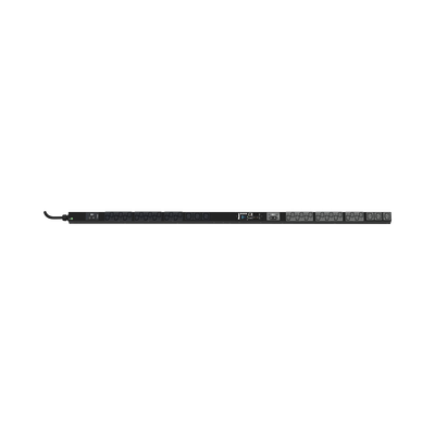PDU Monitoreable (MI) para Distribución de Energía, Enchufe de Entrada NEMA L6-30P, Con 32 Salidas C13 y 6 C19, de Instalación Vertical, 208 Vca, 30 Amp