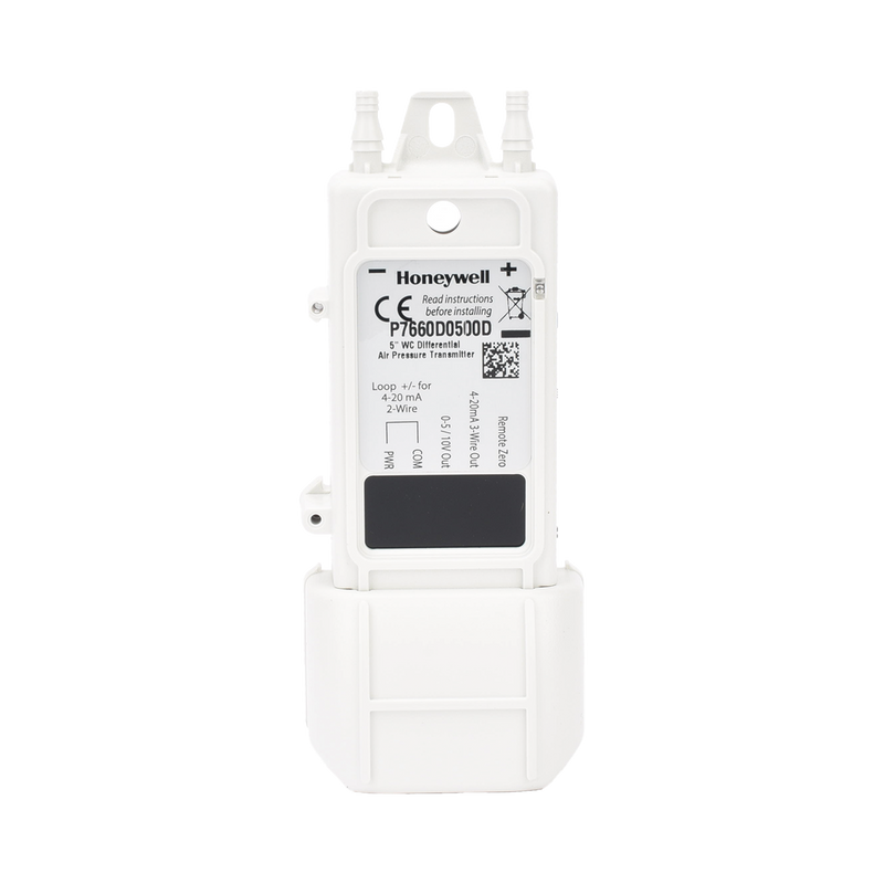 Sensor de Presión 5.0 Adj Univer Display/Sonda Bymounting Orientation, 24 Vac. Incluye interruptores auxiliares internos y cables de cableado aislados de teflón. CE UL cUL