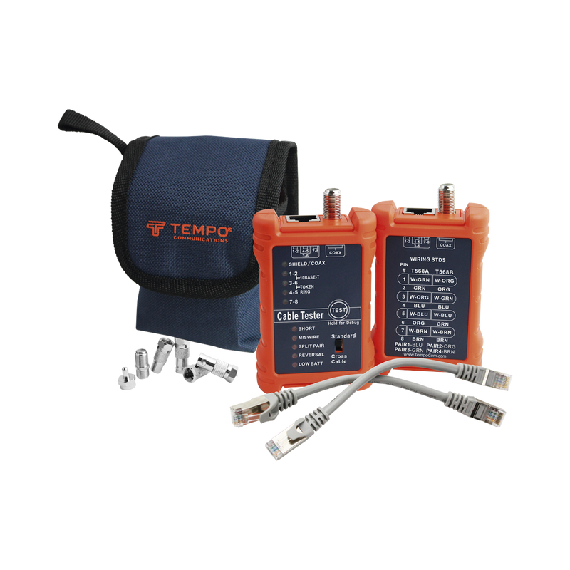 PA1594 Tester Profesional para mapeo de cables de red/coaxiales