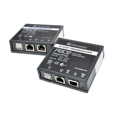 PACE-1PR-MT Kit extensor IP y PoE por cable UTP CAT5E hasta 500 mts @ 100 mbps