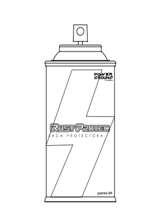 PARRES SRP-140 SPRAY RUST PROTEC PARRES 140 ML / Recubrimiento transitorio, diseñado para la protección de uniones exotérmicas y mecánicas contra la oxidación y/o sulfatación.