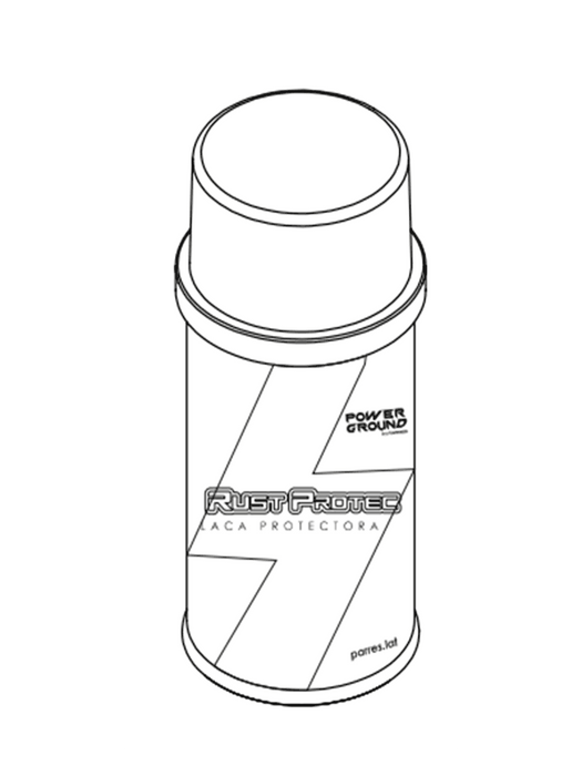 PARRES SRP-140 SPRAY RUST PROTEC PARRES 140 ML / Recubrimiento transitorio, diseñado para la protección de uniones exotérmicas y mecánicas contra la oxidación y/o sulfatación.