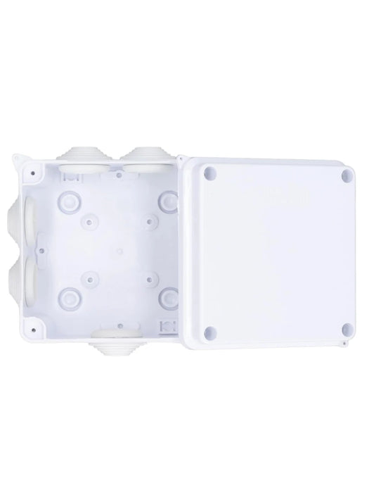 SAXXON PB100 - Caja de conexiones con 7 entradas / PVC libre de halógenos / Compatible con cámaras Bullet / Domo / Dimensiones 100 x 100 x 70 mm (Ancho x Alto x Fondo) / IP55