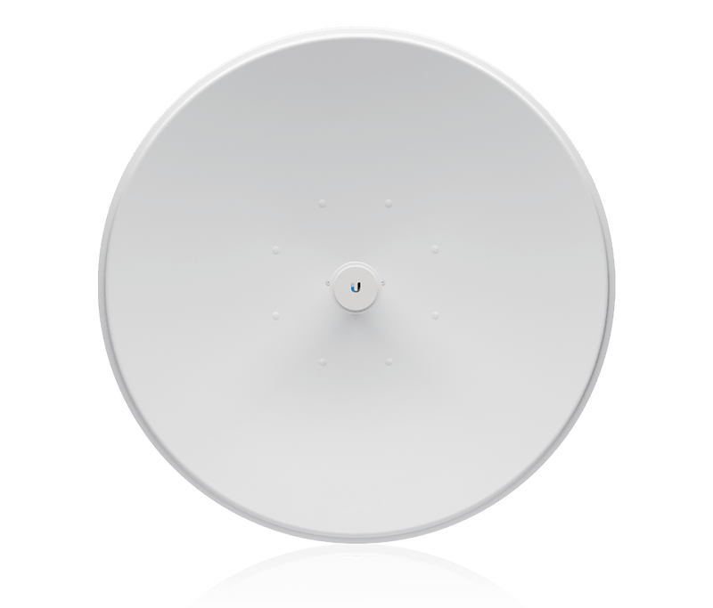 UBIQUITI KIT PTP PBE-5AC-620 - Kit de 2 piezas para enlace PTP en banda de 5 GHz con antena integrada de 29 dBi y tecnología airMAX AC, rendimiento superior a 450 Mbps, baja latencia y alta estabilidad para redes empresariales o ISP.