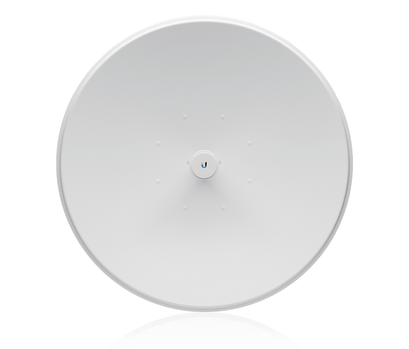 UBIQUITI KIT PTP PBE-5AC-620 - Kit de 2 piezas para enlace PTP en banda de 5 GHz con antena integrada de 29 dBi y tecnología airMAX AC, rendimiento superior a 450 Mbps, baja latencia y alta estabilidad para redes empresariales o ISP.