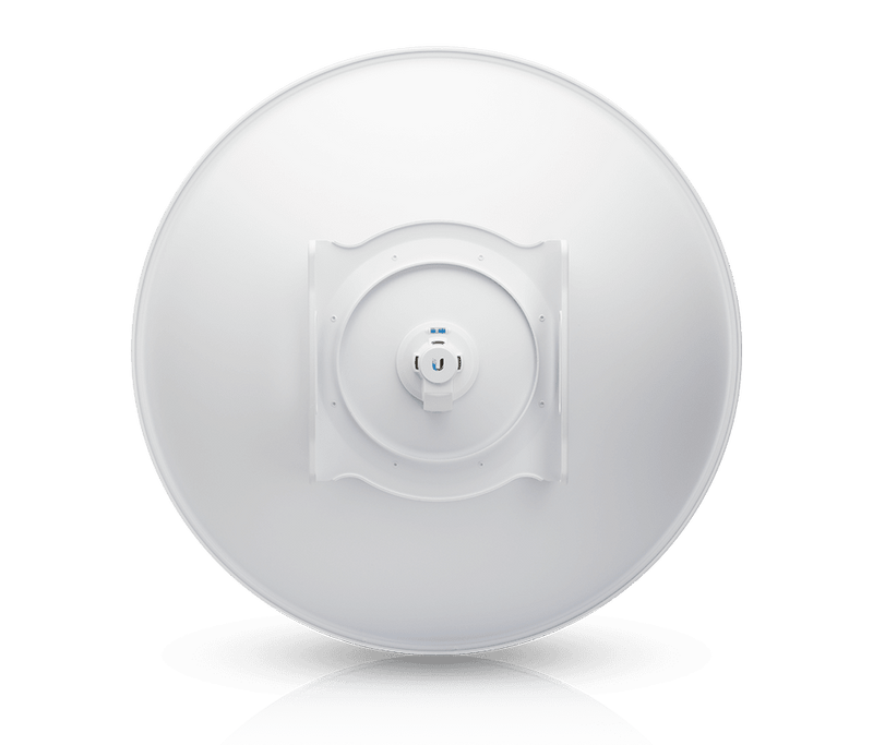 UBIQUITI KIT PTP PBE-5AC-620 - Kit de 2 piezas para enlace PTP en banda de 5 GHz con antena integrada de 29 dBi y tecnología airMAX AC, rendimiento superior a 450 Mbps, baja latencia y alta estabilidad para redes empresariales o ISP.