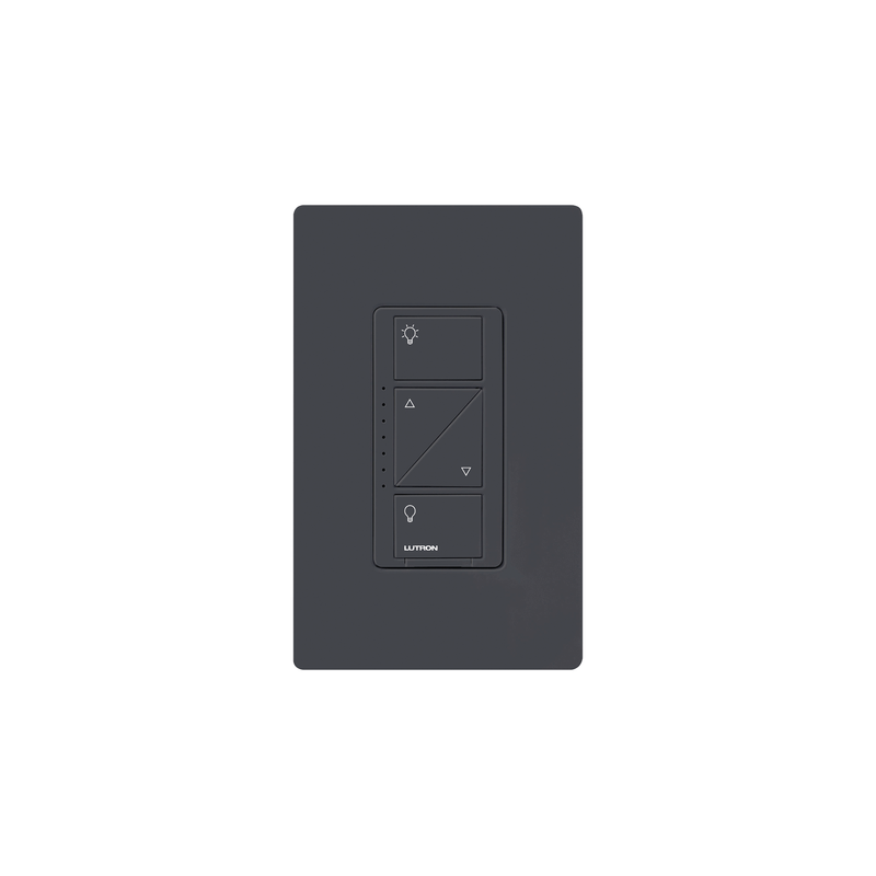 PD6WCLBL (Caseta Wireless) Atenuador de pared. Aumenta/Disminuye Intensidad de Iluminación. No requiere cable neutro. 150W LED / 600W INC/HAL