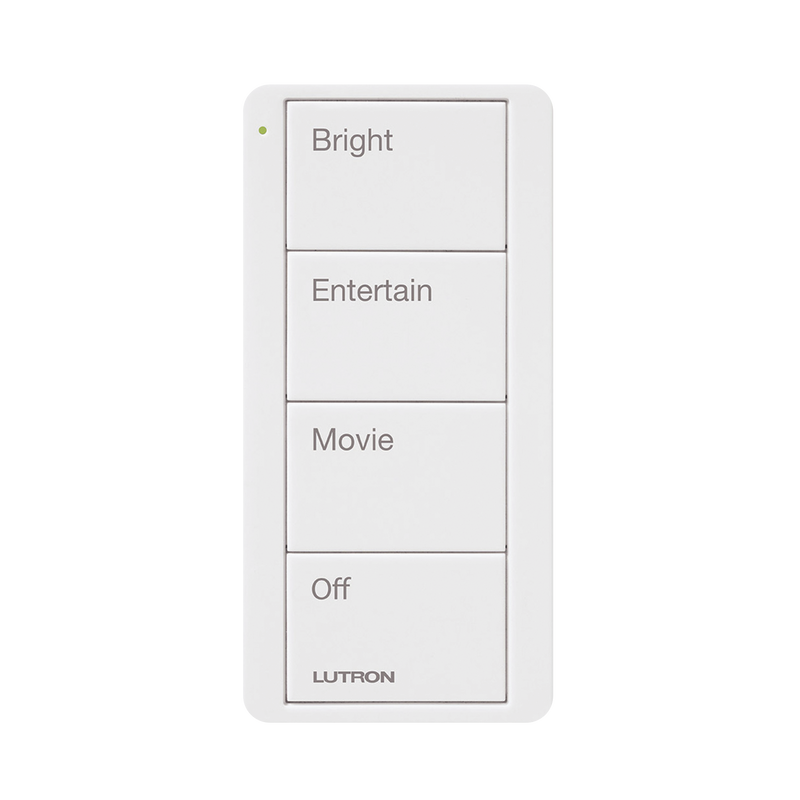 Control inalambrico PICO, 4 botones para con escenas ya predefinidas y grabado.