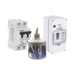 Kit de Centro de Carga Para Corriente Directa, Breaker de hasta  800 Vcc de 16 A con Supresor de Descargas Atmosféricas. - Toer
