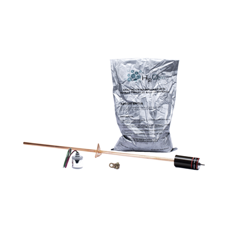 PLDCGROUND Kit de Tierra Física con Supresor de Descargas Atmosféricas en CD