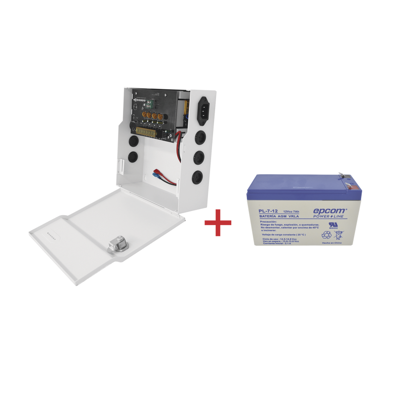 PLK12DC4ABK/K Kit / Fuente PLK12DC4ABK  + Batería incluída LK712