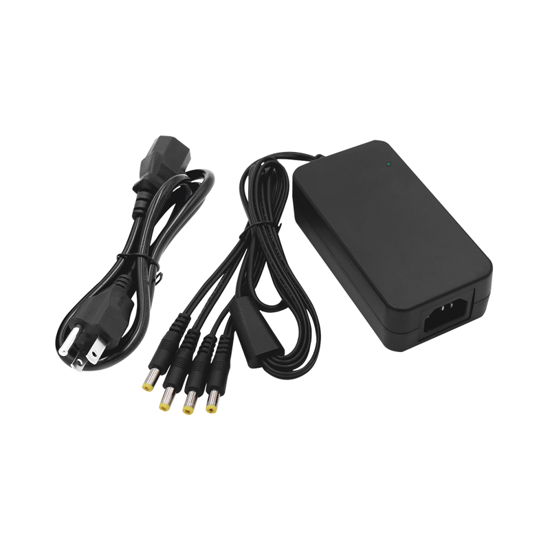 PLK12DC4CH Fuente de Alimentación de 4 Salidas tipo Jack Macho de 12 Vcc / 5 Amper