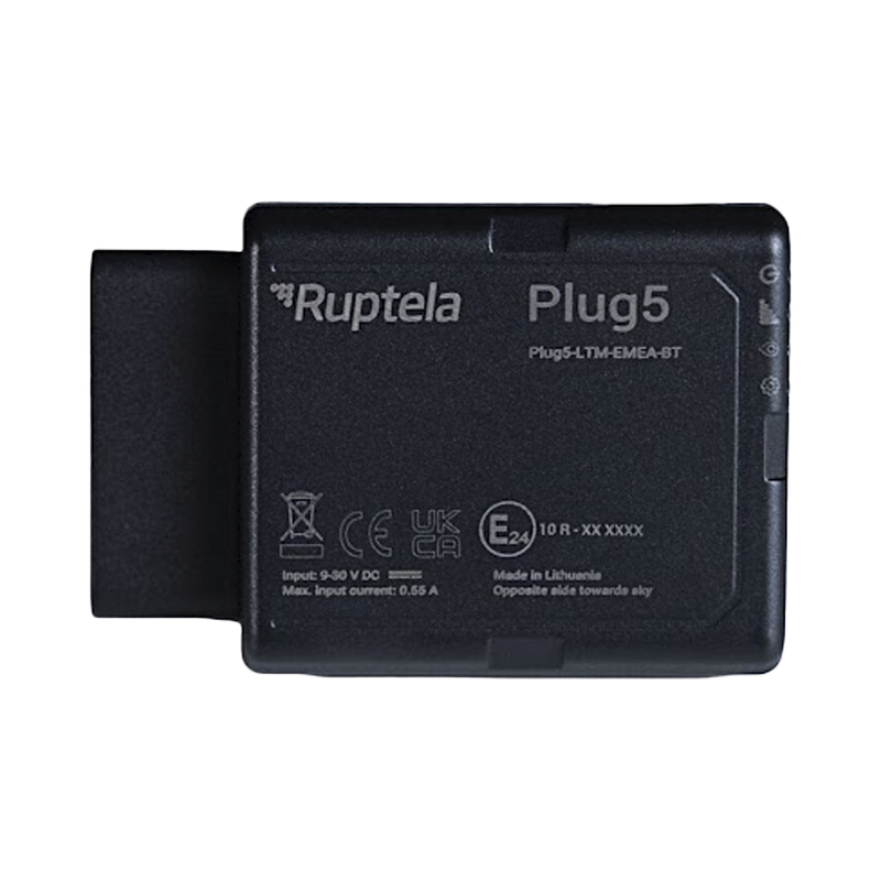 PLUG5 Rastreador localizador avanzado / Conexion por OBD/ BLE 5.0 / LTM CAT4/ lectura de OBD, CAN y LCV