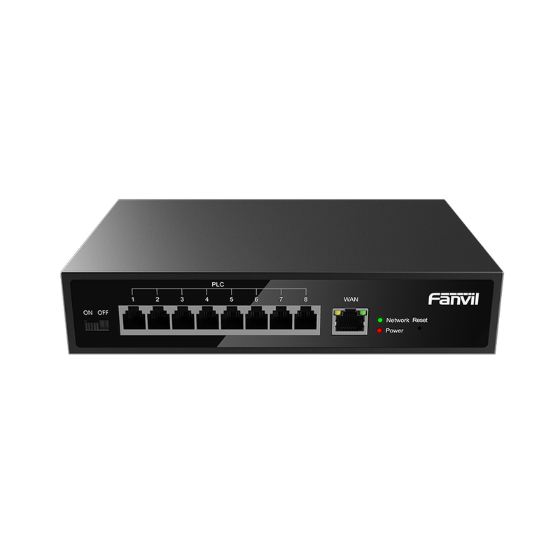 PN8 Switch PoE de 2 Hilos para telefonos Fanvil X303-2 , 8 puertos RJ11