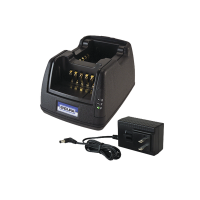 Multicargador rápido Endura de 2 cavidades para baterias JMNN4024/HNN9008/9013, para radios Motorola PRO5150ELITE/ PRO5150/5550/5350/7150/7350/9150/HT750/1250/GP324/328/340/MTX950