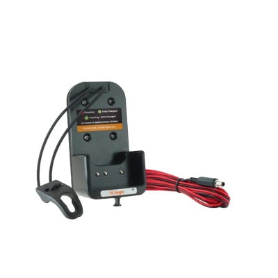PP-LVC-KSC32 Cargador vehicular Logic para radios SERIE NX5000/NX410/TK2180/3180 para baterías KNB31A/32N/33L/43L/47L/48L/50NC/KNBL1M/KNBL2M/KNBL3M
