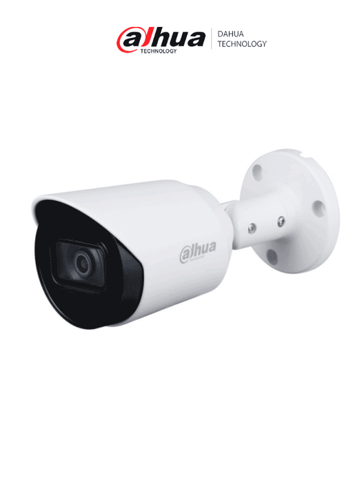 DAHUA HAC-HFW1801T - Camara Bullet 4k Metalica/ 8 Megapixeles/ Lente de 2.8 mm/ 106 Grados de Apertura/ IR de 30 Metros/ WDR Real/ Metalica/ Soporta: CVI/TVI/AHD/CVBS/