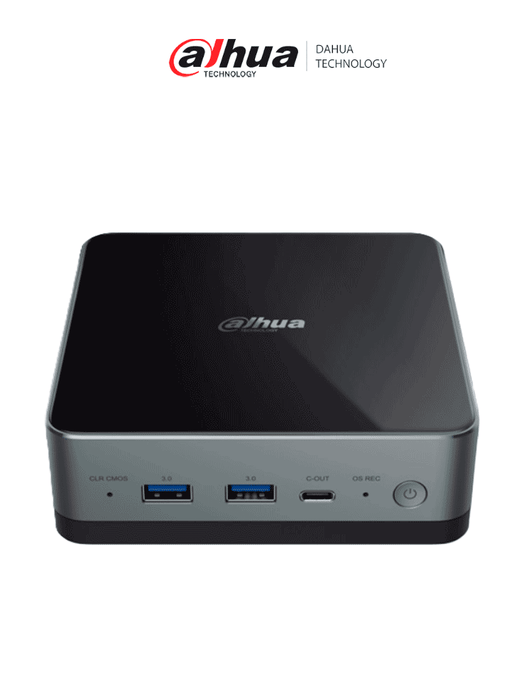 DAHUA DH-DSS-OneBox-H1/ Soporta 128 canales/ 200Mbps / Windows 11Pro / Intel Core i7, 32 GB de RAM/ 1TB SSD/ Salida 4K de cuatro pantallas / Centro de seguridad / Gestión de acceso / Entrada y salida de vehículos / Análisis inteligente