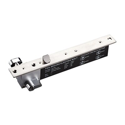 PROEB-600CK Cerradura Eléctrica de Perno deslizable, Cerrada en Caso de Falla (Fail Secure), Apertura con Llave en Caso de Emergencia