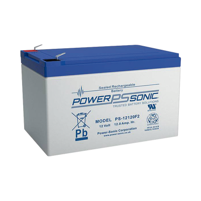 Batería 12V Recargable, 12AH, Para Respaldo, Tecnologías AGM/VRLA, 5 Años Vida Útil, Terminales tipo F2, Reconocida UL , Sin Mantenimiento, Sin Derrames - Toer