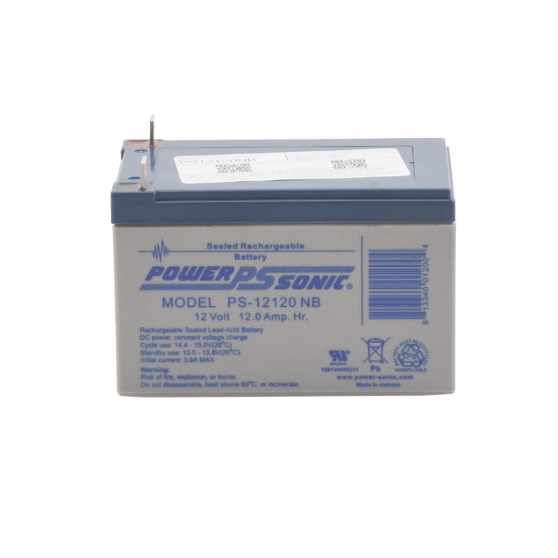 Batería 12V Recargable, 12AH, Para Respaldo, Tecnologías AGM/VRLA, 5 Años Vida Útil, Terminales tipo NB, Reconocida UL , Sin Mantenimiento, Sin Derrames