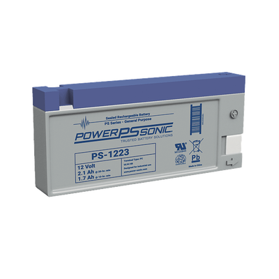 Batería 12V, 2.1AH, Para Respaldo, Tecnologías AGM/VRLA, 5 Años Vida Útil, Terminales PC, Reconocida UL