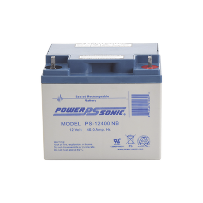 Batería 12V, 40AH, Para Respaldo, Tecnologías AGM/VRLA, 5 Años Vida Útil, Terminales NB, Reconocida UL - Toer