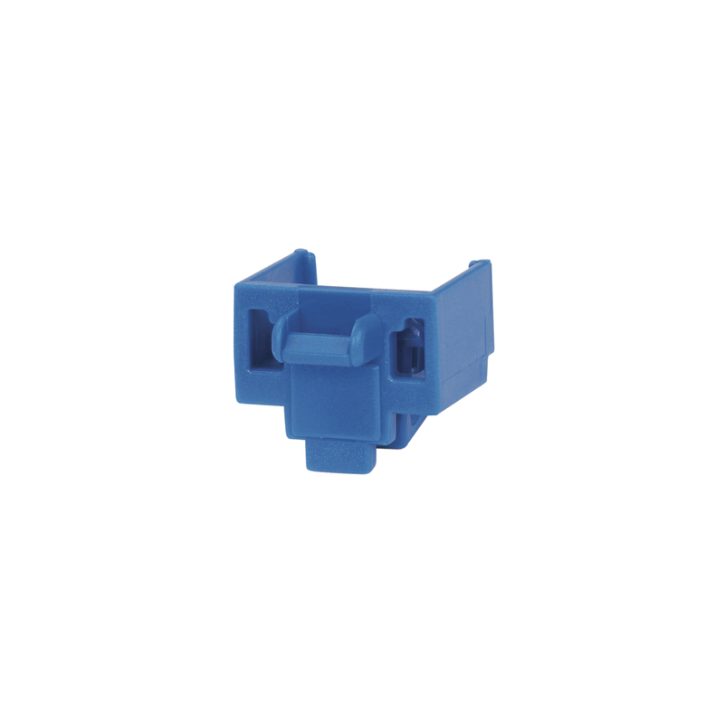 PSL-DCJB-BU Kit de 10 Dispositivos para Bloquear Puertos Jack RJ45, Color Azul, Incluye Llave de Extracción