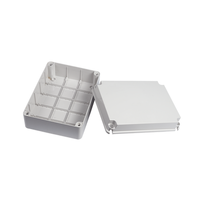 Gabinete de Plástico IP55 (190 X 240 X 95 mm). Protección EMI. Para Instalaciones Comerciales, Residenciales e Industriales. Incluye Tornillería para su Tapa. - Toer