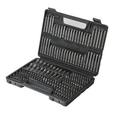 Juego de 208 Puntas para Taladro Entrada Hexagonal 1/4". Incluye Estuche. - Toer