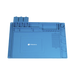 Tapete de silicona de 45 x 30 cm, resistente al calor con áreas magnéticas y de almacenamiento de componentes, ideal para la reparación de equipos y tarjetas electrónicas. - Toer