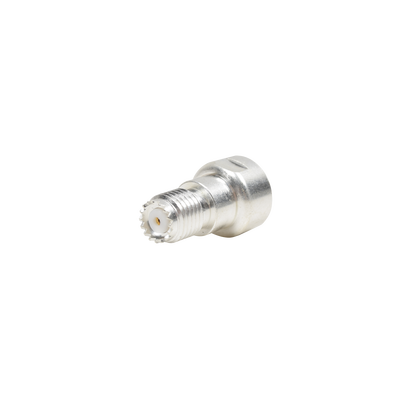 Adaptador UNIDAPT Hembra a Mini-UHF Hembra. Plata / Oro / Teflón.