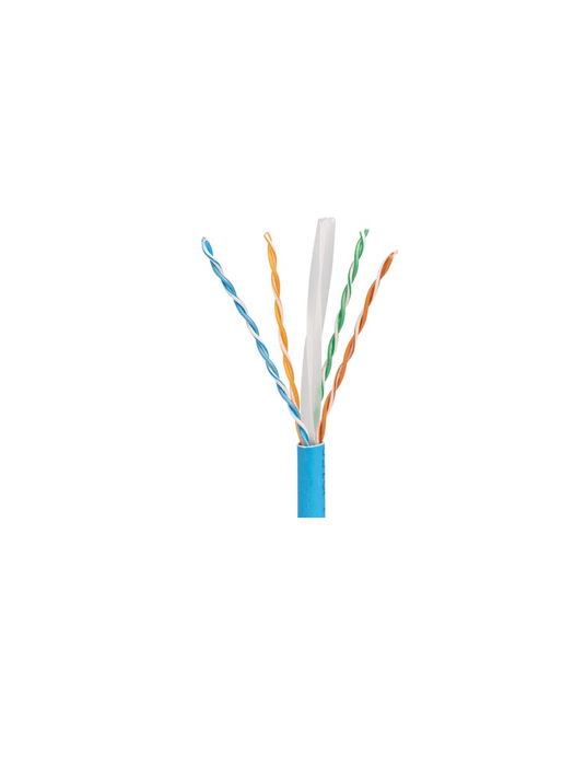 PANDUIT PUC6004BU-ME Bobina de Cable 100% cobre / Categoría 6 / UTP / 4 Pares / 23 AWG / 1,000 pies (305 metros) / Azul