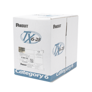 Bobina de Cable UTP 305 m. de Cobre TX6-28®, Azul, Categoría 6, Diámetro Reducido (28 AWG), CM/LSZH, de 4 pares - Toer