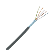 Bobina de Cable Planta Externa con Gel, de 4 pares, Cat6A, UTP, Color Negro, 305m - Toer