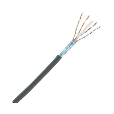 Bobina de Cable Planta Externa con Gel, de 4 pares, Cat6A, UTP, Color Negro, 305m - Toer