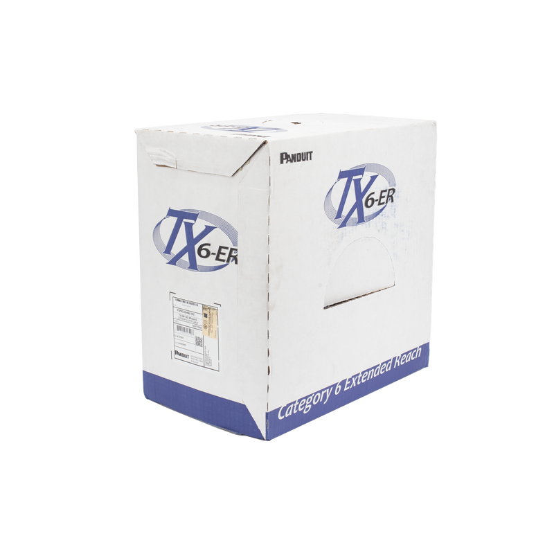 PUP6C2204BU-WZ Bobina de Cable UTP de 4 Pares, Cat6 de Rango Extendido, 22 AWG, CMP (Plenum), Color Azul, 305 m