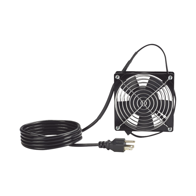 PZAEFAN Ventilador para Instalación en Gabinete PanZone WME3BL, WME6BL, y WME9BL, de 115 Vca, y Cable de Corriente de 1.8M
