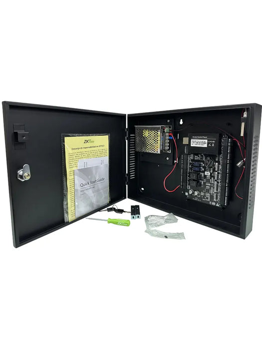 ZKTECO C3200Plus- Panel de control de acceso RFID, 2 puertas, 4 vías, capacidad para 100,000 usuarios y tarjetas, capacidad de código QR, Push SDK