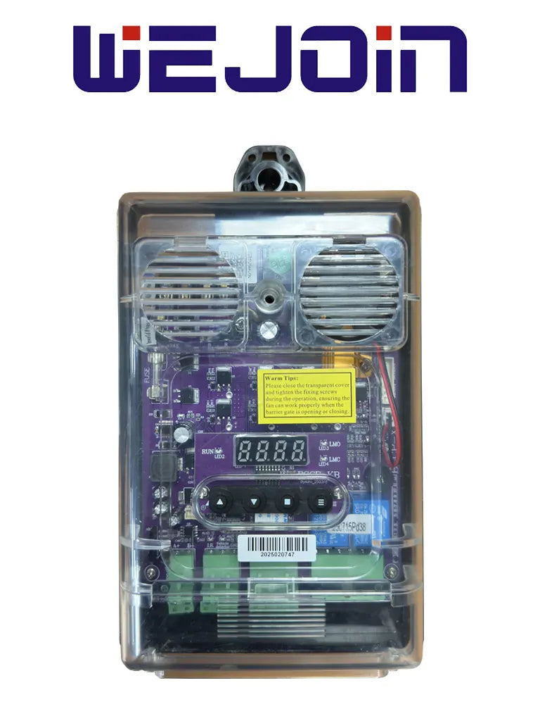 WEJOIN WJNSBGCPL - Panel de Control para Barreras Vehiculares sin Resortes modelos WJNSBG101H y WJNSBG201