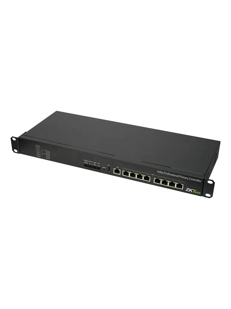 ZKTECO INBIOPC800 -  Control de acceso profesional PoE hasta 8 puertas / 4,000 huellas /  40,000 tarjetas RFID / 200,000 eventos /  Se requiere modulo DE10 para su funcionamiento ZKT0720026