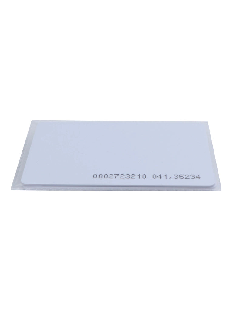 ZKTECO IDCARDNUNIT - Tarjeta ID con Frecuencia de 125 kHz, 1 mm de Grosor con Folio Impreso / Tarjeta unitaria