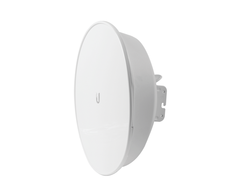 UBIQUITI POWERBEAM ISO AC PBE-5AC-ISO-GEN2 - Radio Airmax AC GEN2 5.8GHz para exteriores con antena integrada de 25 dBi, MIMO, potencia de 25 dBm, rendimiento de hasta 450 Mbps y función de aislamiento.