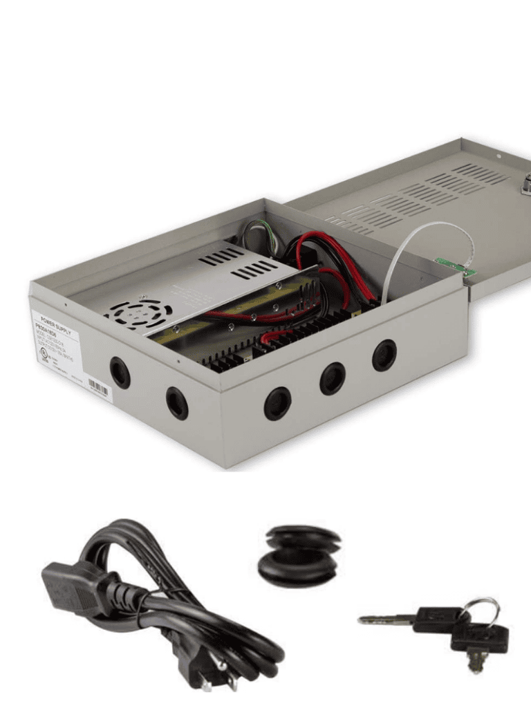 SAXXON PSU1220D18 - Fuente de 12 vcd/ 20 Amperes/ Para 18 Camaras/ 1.1 Amper por Canal/ Protección contra Sobrecargas/ Certificación UL/